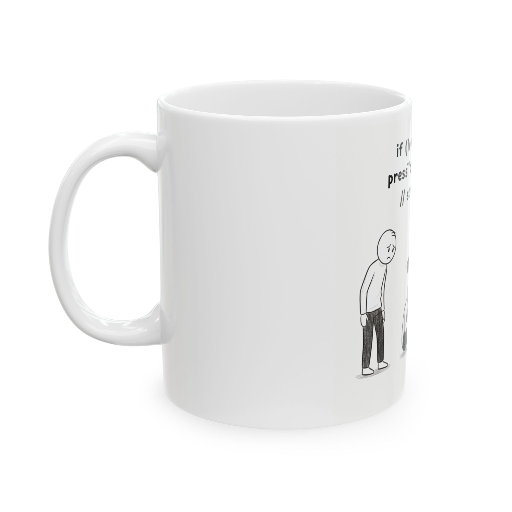 Programming Heartbreak Ceramic Coffee Mug