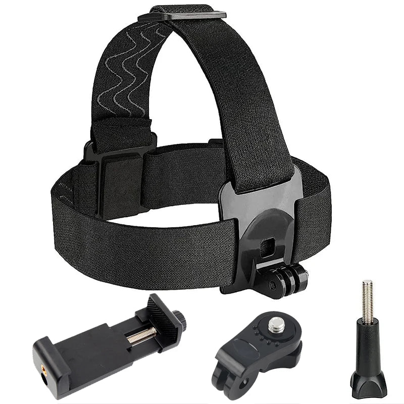 Cell Phone Head Strap Holder Headband Mounting Kit Cell Phone Mounting Bracket For Go Pro Hero 13 12 11 10 9 8 7 DJI Insta 360 ﻿