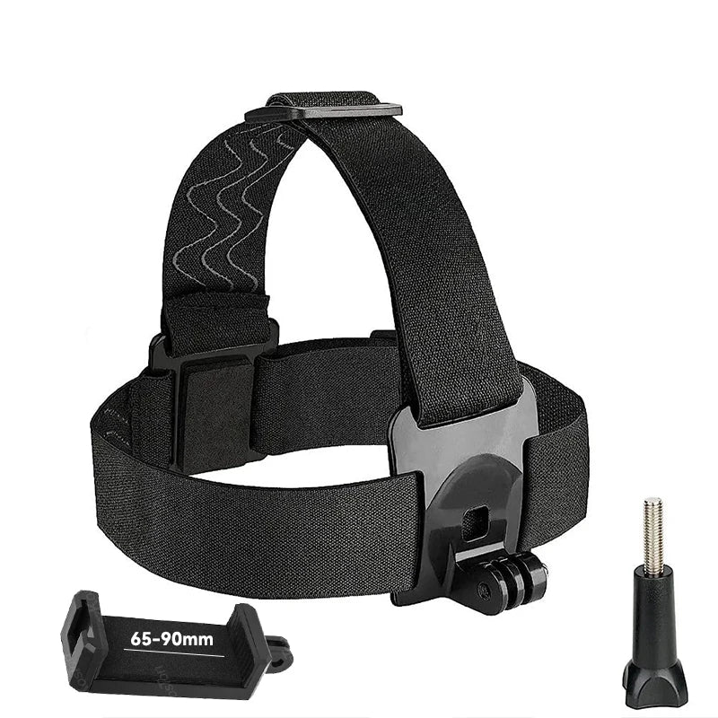 Cell Phone Head Strap Holder Headband Mounting Kit Cell Phone Mounting Bracket For Go Pro Hero 13 12 11 10 9 8 7 DJI Insta 360 ﻿