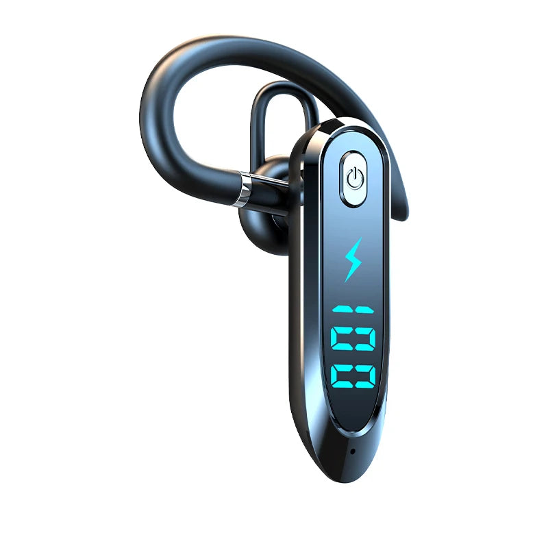 Bluetooth 6.0 Earphone Ear Hook Headphone 270 Degree Rotation LED Display HIFI Stereo Noise Reduction Headset Waterproof Earbud