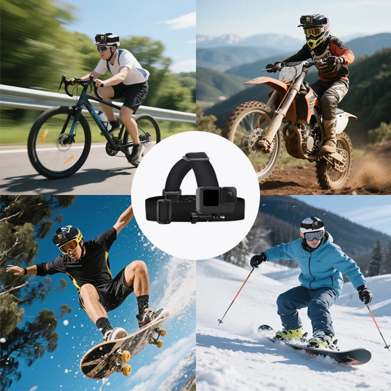 Cell Phone Head Strap Holder Headband Mounting Kit Cell Phone Mounting Bracket For Go Pro Hero 13 12 11 10 9 8 7 DJI Insta 360 ﻿